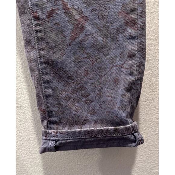 Anthropologie Pilcro Size 30 The Slim Boyfriend Jeans Vintage Floral Print Boho - Picture 5 of 10
